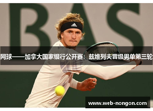 网球——加拿大国家银行公开赛：兹维列夫晋级男单第三轮